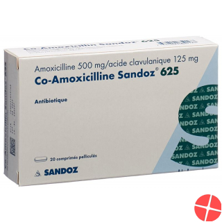 Co Amoxicillin Sandoz Filmtabletten 625mg 20 Stück