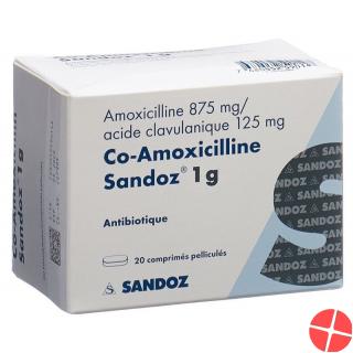 Co Amoxicillin Sandoz Filmtabletten 1g 20 Stück