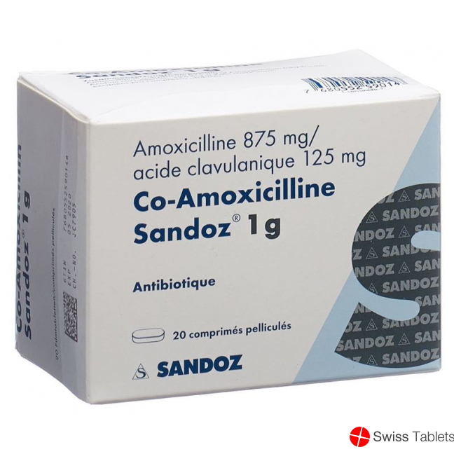 Co Amoxicillin Sandoz Filmtabletten 1g 20 Stück buy online