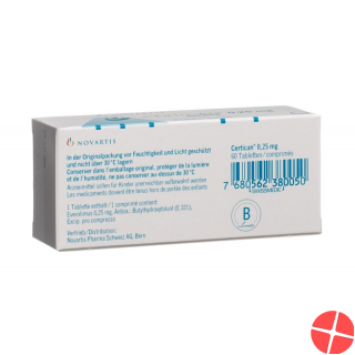 Certican Tabletten 0.25mg 6x 10 Stück Certican Tabletten 0.25mg 6x 10 Stück