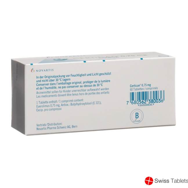 Certican Tabletten 0.75mg 6x 10 Stück buy online