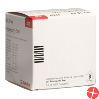 Beriplex P/n 500 Trockensubstanz C Solv Flasche 20ml