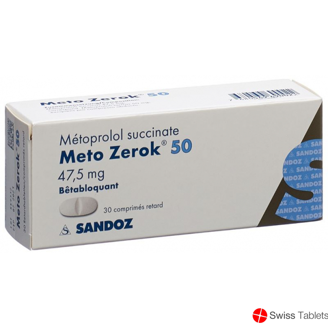 Meto Zerok Retard Tabletten 50mg 30 Stück buy online Meto Zerok Retard Tabletten 50mg 30 Stück buy online
