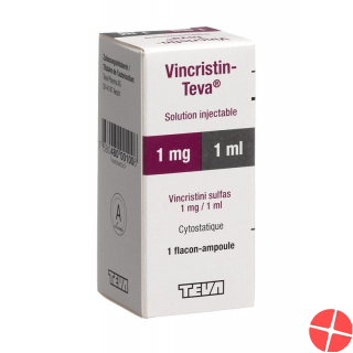Vincristin Teva Injektionslösung 1mg/ml Durchstechflasche 1ml