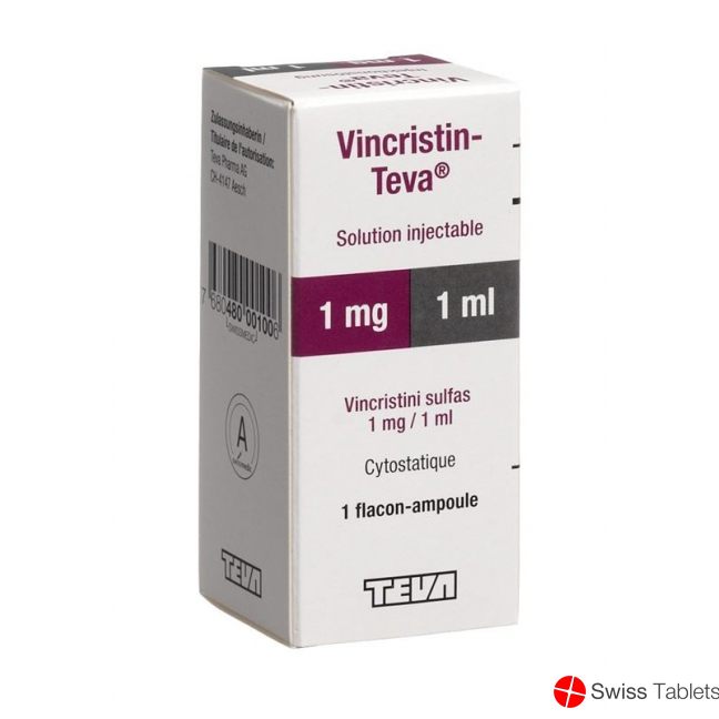 Vincristin Teva Injektionslösung 1mg/ml Durchstechflasche 1ml buy online