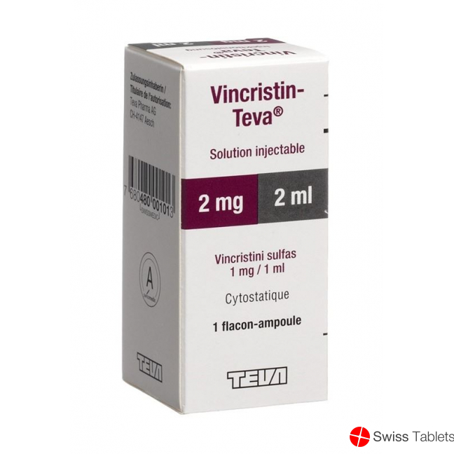 Vincristin Teva Injektionslösung 2mg/2ml Durchstechflasche 2ml buy online