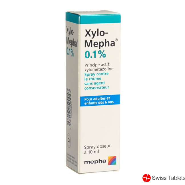 Xylo Mepha 0,1% Nasenspray 10ml buy online