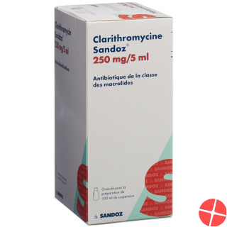 Clarithromycin Sandoz Suspension 250mg/5ml 100ml