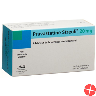 Pravastatin Streuli Tabletten 20mg 100 Stück