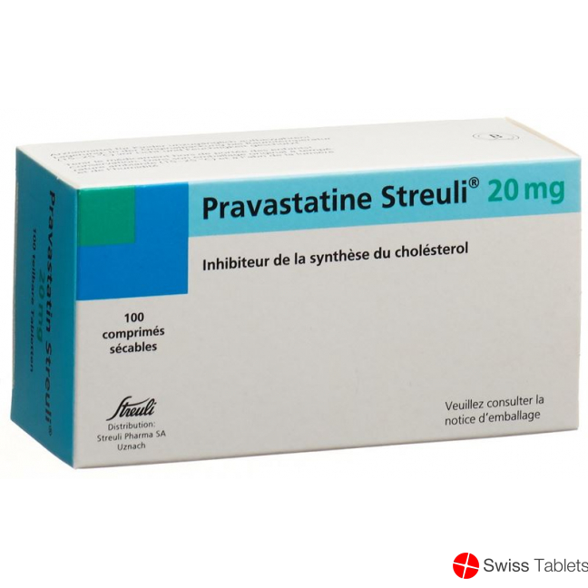 Pravastatin Streuli Tabletten 20mg 100 Stück buy online