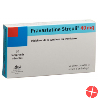 Pravastatin Streuli Tabletten 40mg 30 Stück