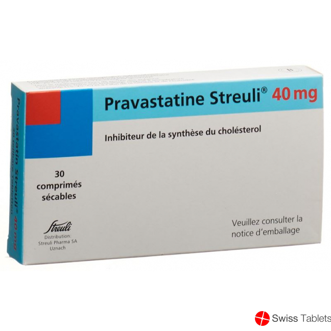 Pravastatin Streuli Tabletten 40mg 30 Stück buy online