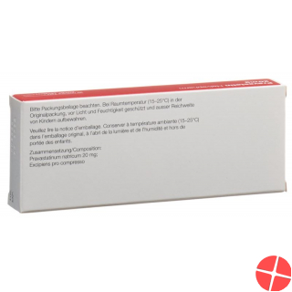 Pravastatin Zentiva Tabletten 20mg 30 Stück