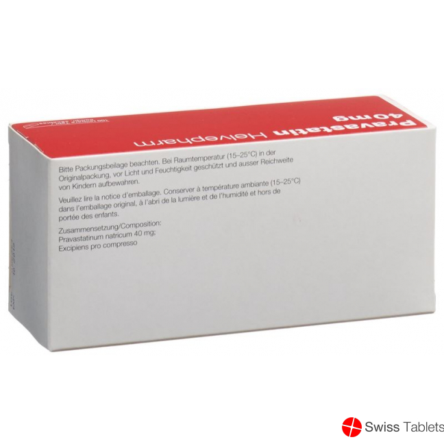 Pravastatin Zentiva Tabletten 40mg 100 Stück buy online