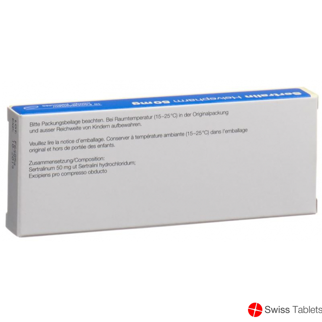 Sertralin Helvepharm Filmtabletten 50mg 10 Stück buy online