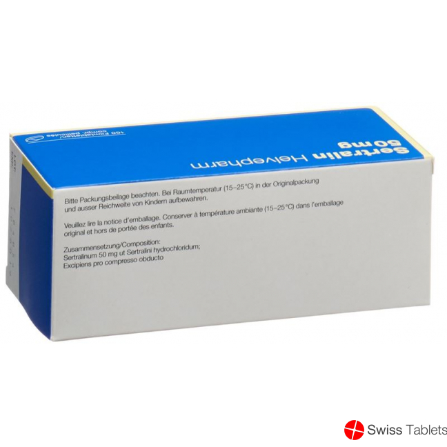 Sertralin Helvepharm Filmtabletten 50mg 100 Stück buy online