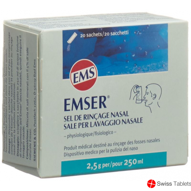 Emser Nasenspülsalz 20x2.5g buy online