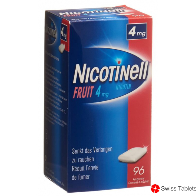 Nicotinell Fruit 4mg 96 Kaugummi buy online