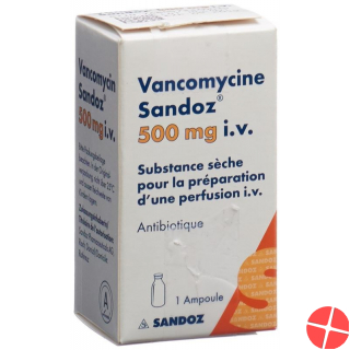 Vancomycin Sandoz Trockensubstanz 500mg i.v. Durchstechflasche