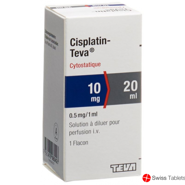 Cisplatin Teva 10mg/20ml Durchstechflasche 20ml buy online