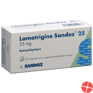 Lamotrigin Sandoz Disp Tabletten 25mg 56 Stück