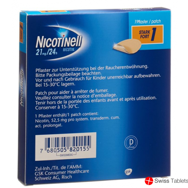 Nicotinell Stark 7 Pflaster buy online