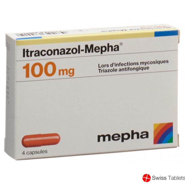 Itraconazol Mepha 4 Kapseln 100mg 4 Stück buy online Itraconazol Mepha 4 Kapseln 100mg 4 Stück buy online
