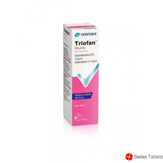 Triofan Schnupfen ohne Konservierungsmittel Spray Erwachsene/Kind 10ml buy online