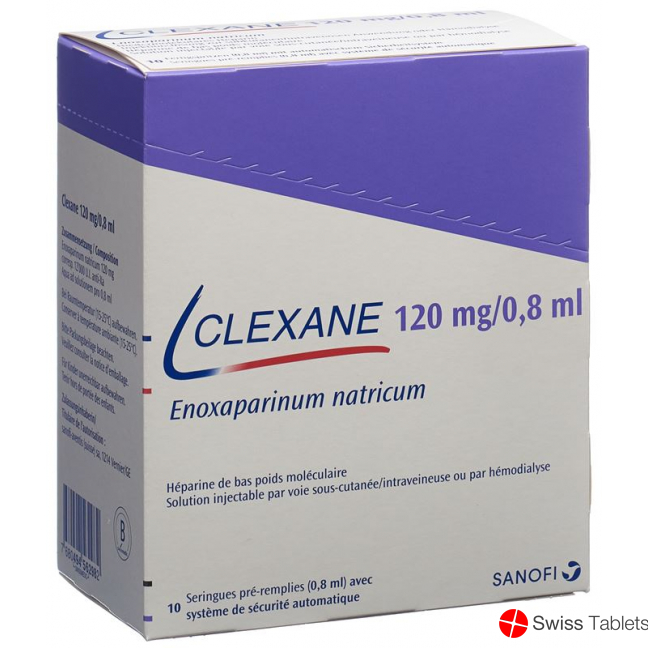 Clexane 120mg/0.8ml 10 Fertigspritzen 0.8ml buy online