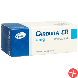 Cardura Cr Filmtabletten 4mg 100 Stück