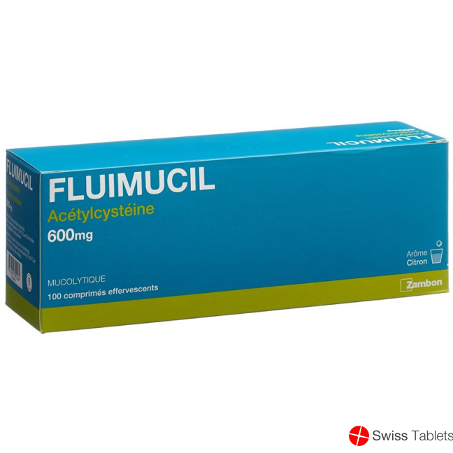 Fluimucil Brausetabletten 600mg Erwachsene Citron 100 Stück buy online