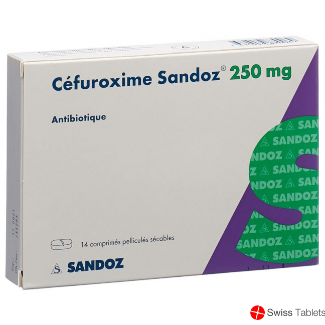 Cefuroxim Sandoz Filmtabletten 250mg 14 Stück buy online