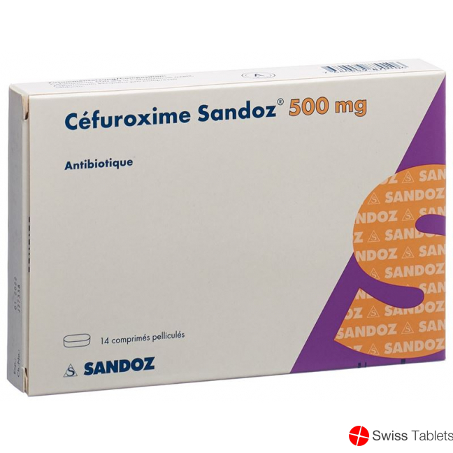 Cefuroxim Sandoz Filmtabletten 500mg 14 Stück buy online