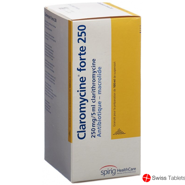 Claromycin Forte Suspension 250mg/5ml 100ml buy online