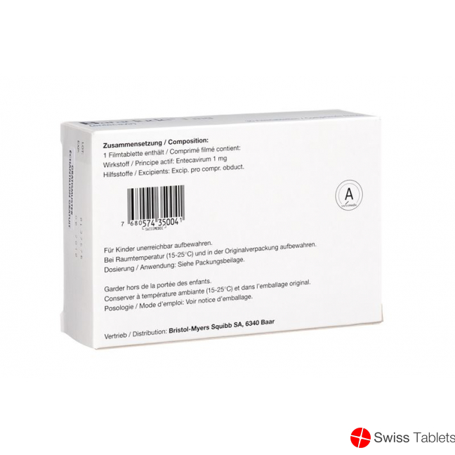 Baraclude Filmtabletten 1mg 30 Stück buy online