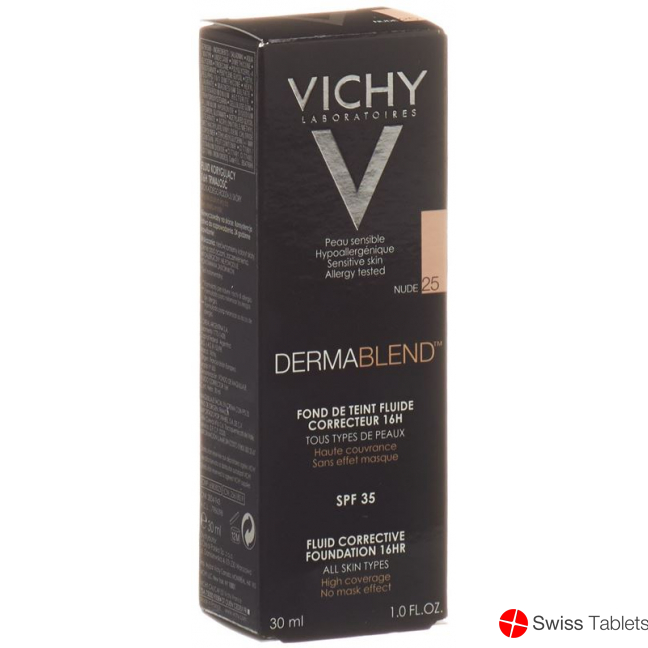 Vichy Dermablend Teintkorrigierendes Make-Up 25 Nude 30ml buy online