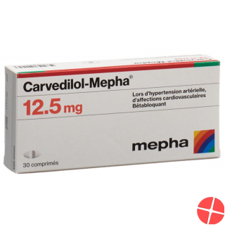 Carvedilol Mepha Tabletten 12.5mg 30 Stück