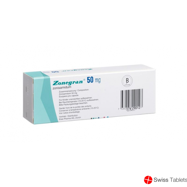 Zonegran Kapseln 50mg 56 Stück buy online