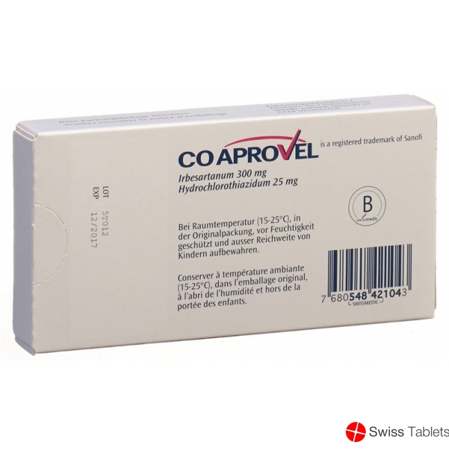 Coaprovel Filmtabletten 300/25 28 Stück buy online