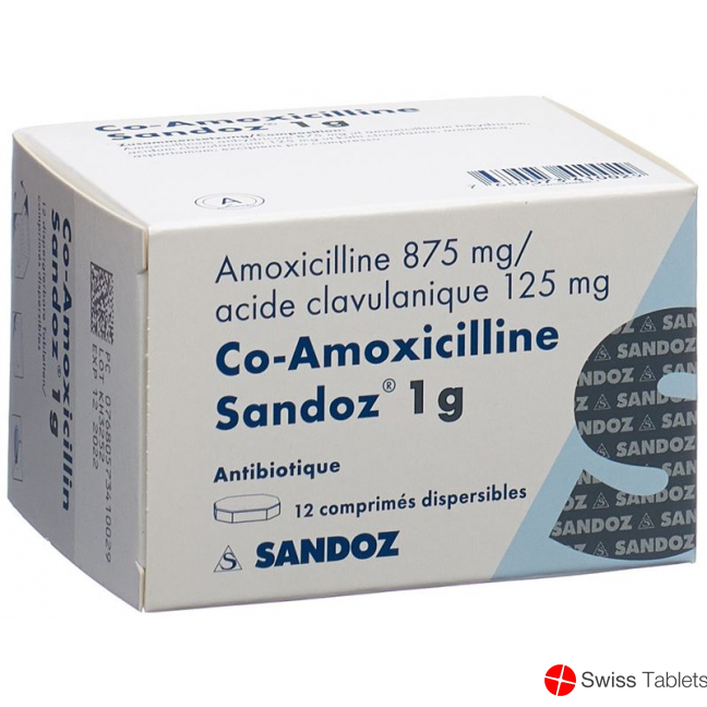 Co Amoxicillin Sandoz Disp Tabletten 1g 12 Stück buy online