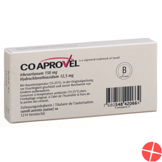 Coaprovel Filmtabletten 150/12.5 28 Stück