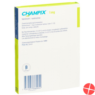 Champix Filmtabletten 1mg 56 Stück Champix Filmtabletten 1mg 56 Stück
