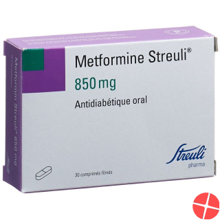 Metformin Streuli Filmtabletten 850mg 30 Stück