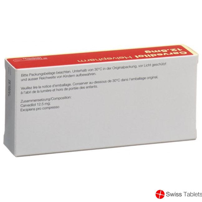 Carvedilol Helvepharm Tabletten 12.5mg 30 Stück buy online