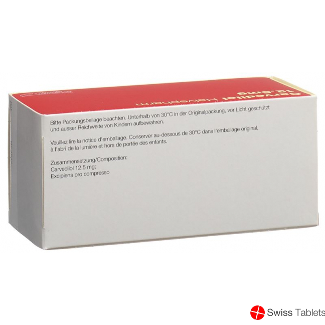 Carvedilol Helvepharm Tabletten 12.5mg 100 Stück buy online