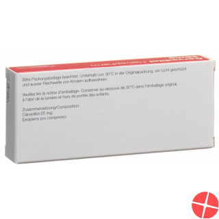 Carvedilol Helvepharm Tabletten 25mg 30 Stück