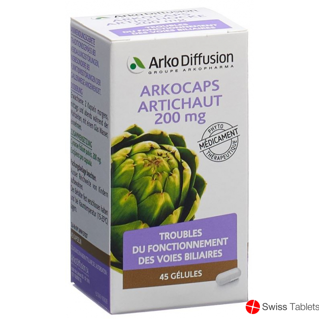 Arkocaps Artischocken Kapseln 200mg 45 Stück buy online