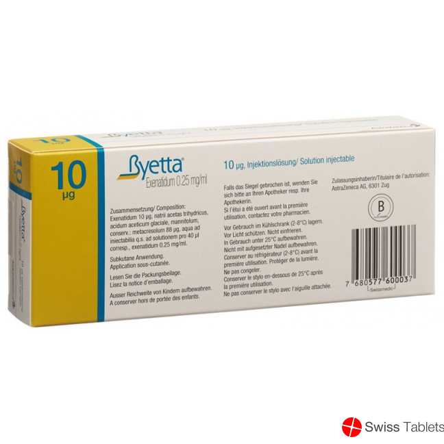 Byetta Injektionslösung 10mcg Fertigpen buy online