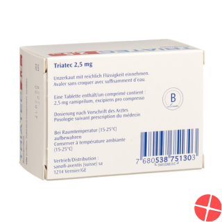Triatec 2.5 Tabletten 2.5mg 100 Stück