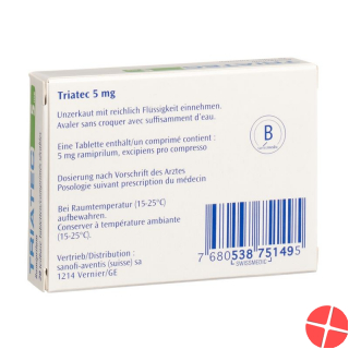 Triatec 5 Tabletten 5mg 20 Stück